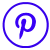 Free pinterest Purple Rimmed Social Media Icons